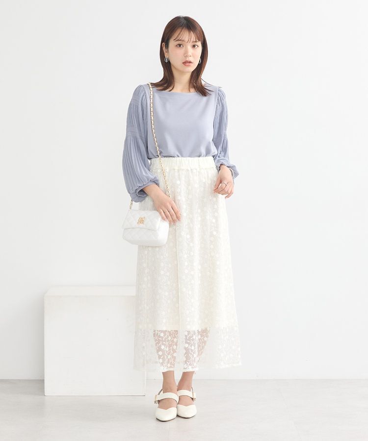 earth music&ecology「マジョリカプリーツプルオーバー」|Tシャツ・カットソー|