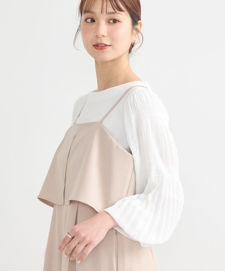 earth music&ecology「マジョリカプリーツプルオーバー」|Tシャツ・カットソー|Off White