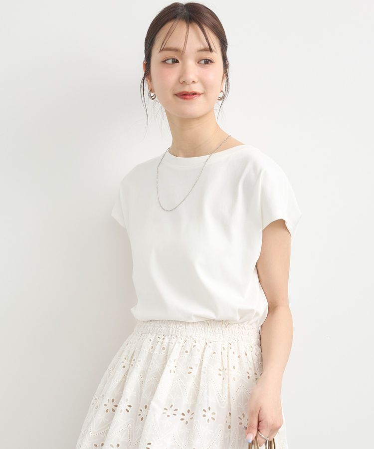 earth music&ecology「フレンチT」|Tシャツ・カットソー|Ivory