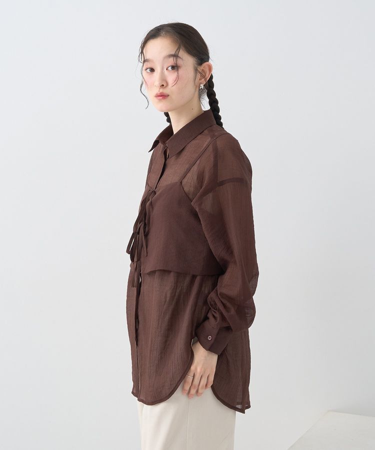 earth music&ecology「SET2点シャツ＋ビスチェ」|シャツ・ブラウス|