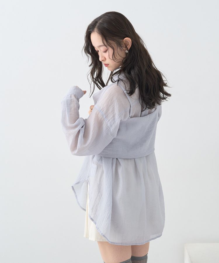 earth music&ecology「SET2点シャツ＋ビスチェ」|シャツ・ブラウス|