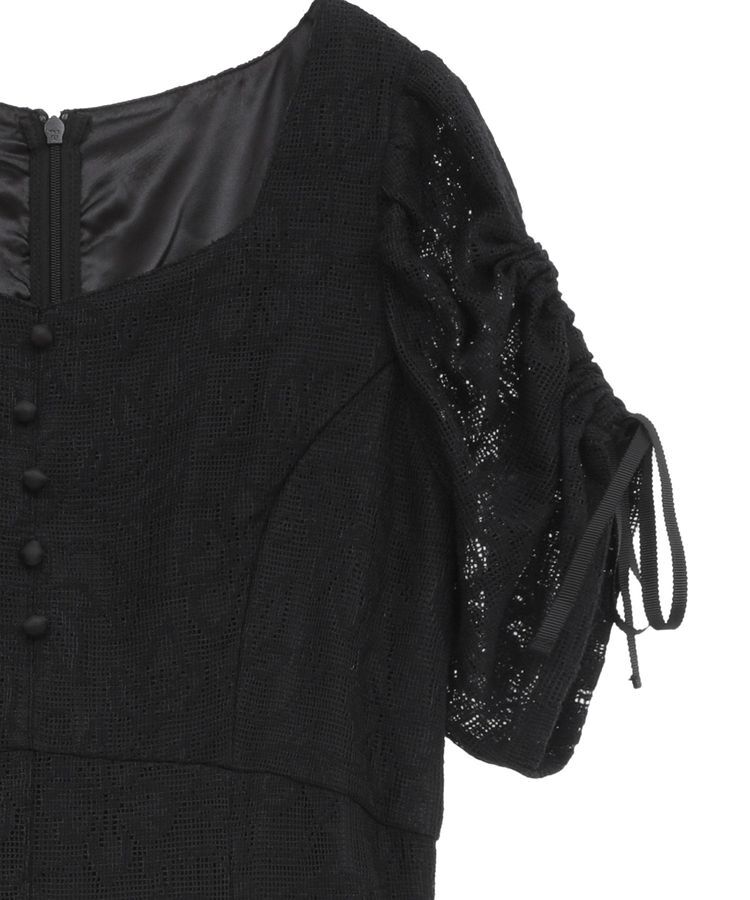 earth music&ecology「パネル切り替えレースワンピース」|ワンピース|