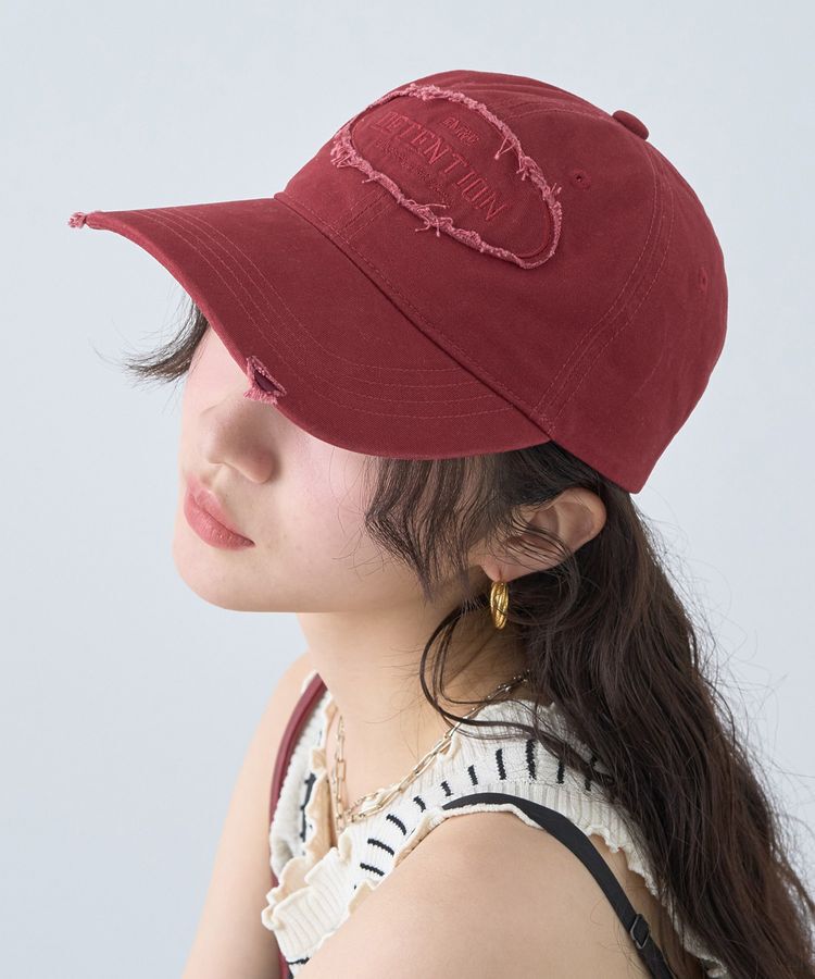 earth music&ecology「ダメージロゴキャップ」|その他|