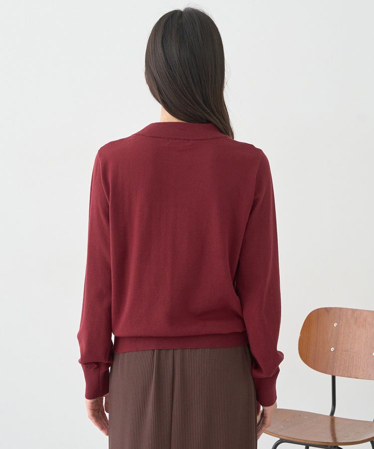 earth music&ecology「ボウタイニットプルオーバー」|ニット・セーター|