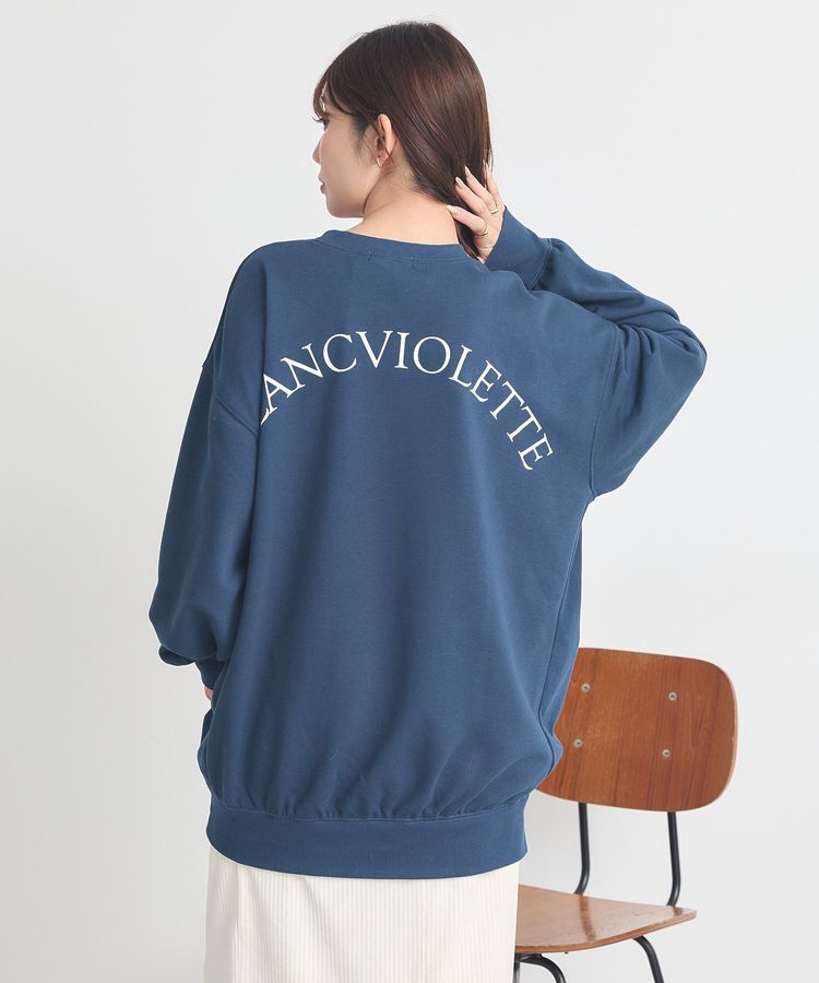 earth music&ecology「サイドリブロゴスウェット」|スウェット・ジャージ|