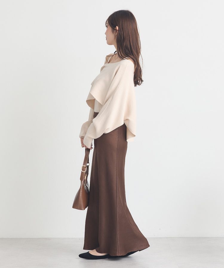 earth music&ecology「SET2点クロスニット+キャミソール」|ニット・セーター|