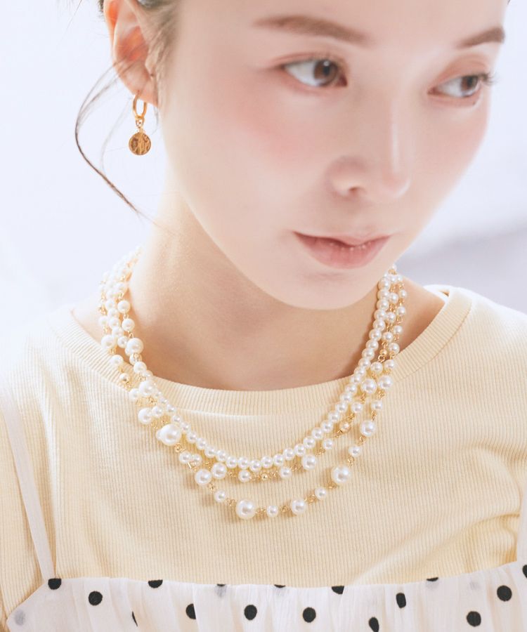 earth music&ecology「【ステンレス】コインフープピアス」|ピアス|