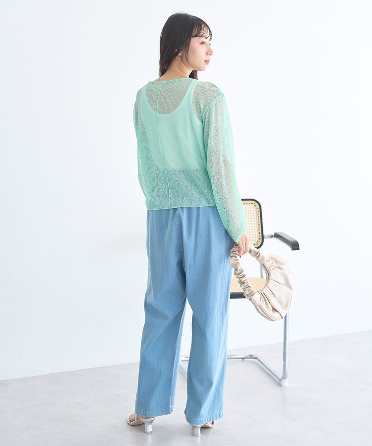 earth music&ecology「フロントドロストシアープルオーバー」|Tシャツ・カットソー|