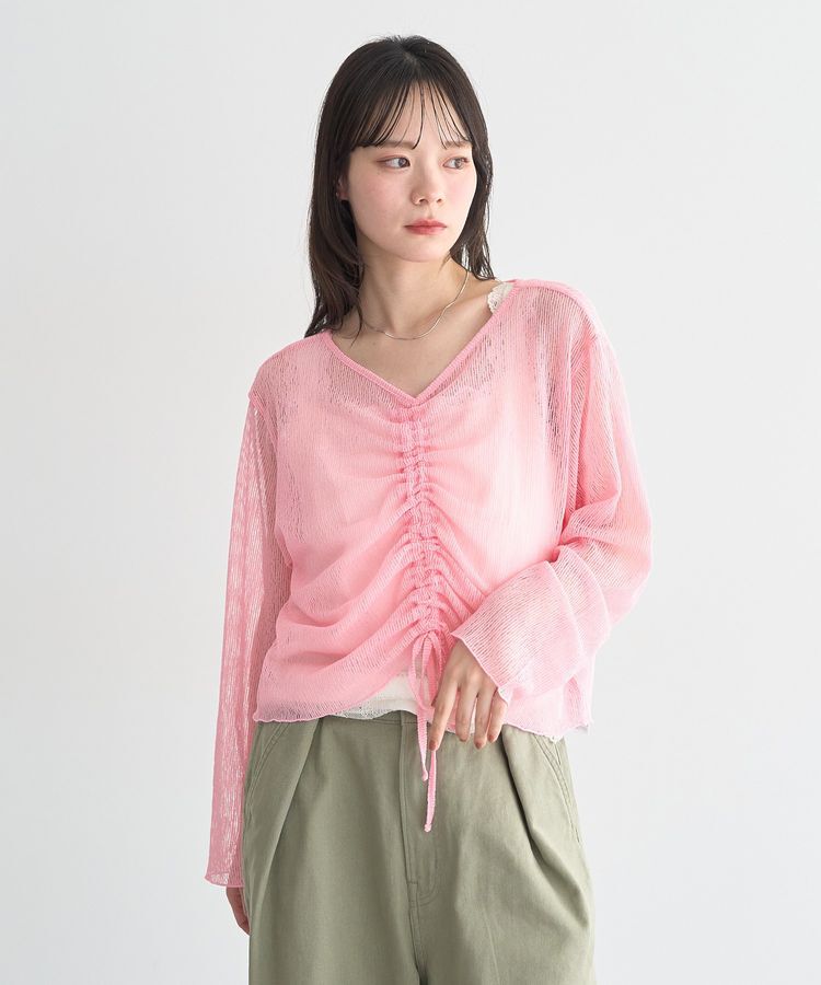 earth music&ecology「フロントドロストシアープルオーバー」|Tシャツ・カットソー|