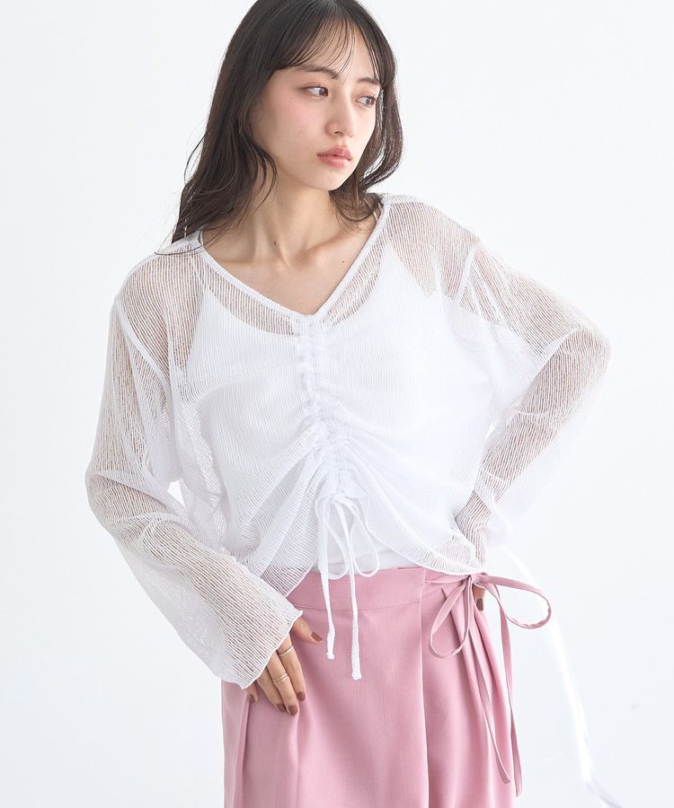 earth music&ecology「フロントドロストシアープルオーバー」|Tシャツ・カットソー|