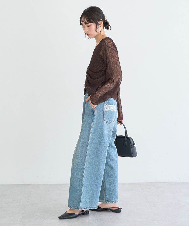 earth music&ecology「フロントドロストシアープルオーバー」|Tシャツ・カットソー|