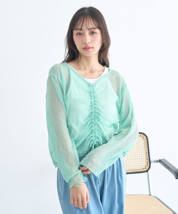 earth music&ecology「フロントドロストシアープルオーバー」|Tシャツ・カットソー|