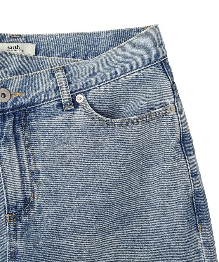 earth music&ecology「ウエストアシメデニムパンツ」|デニム|