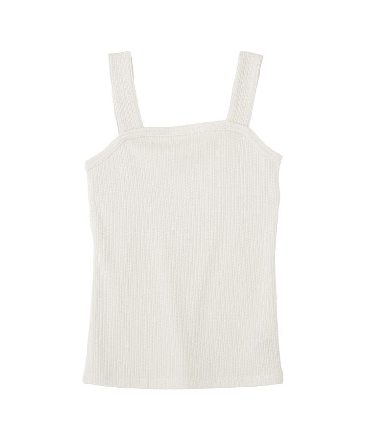 earth music&ecology「チェーンリブラメカットタンクトップ」|インナー|