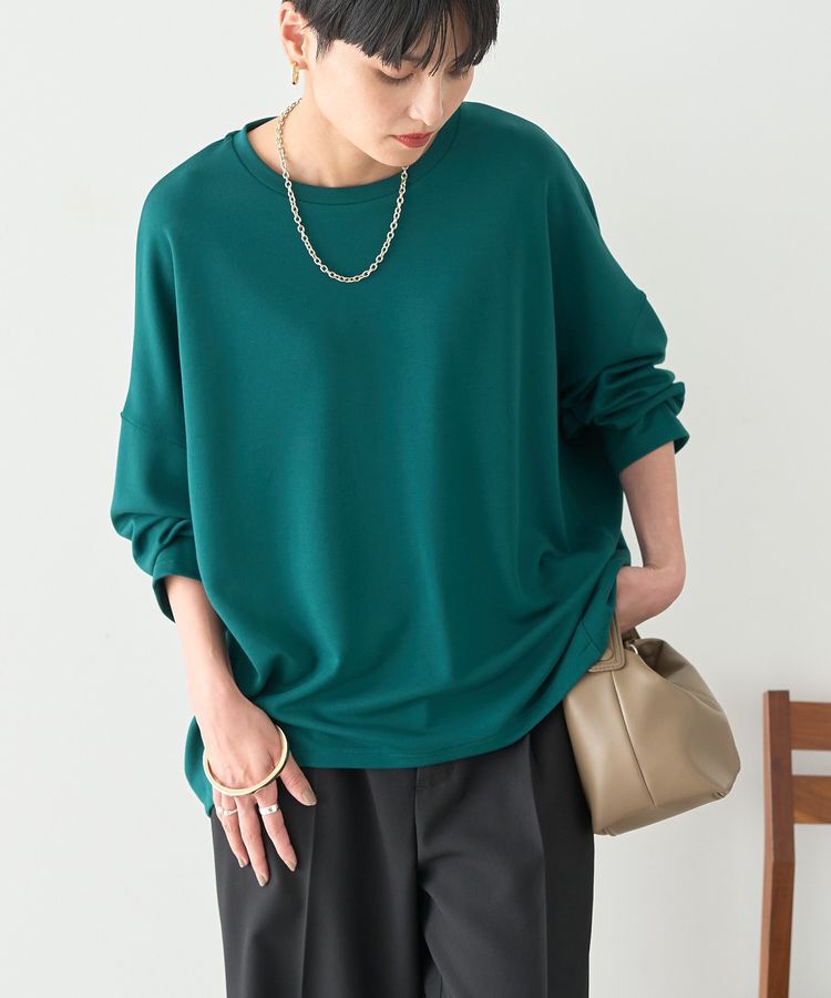 AMERICAN HOLIC「コクーンポンチプルオーバー」|Tシャツ・カットソー|Dark Green