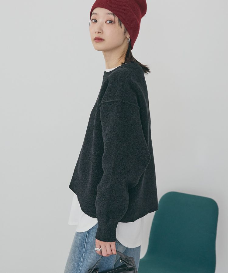 AMERICAN HOLIC「【選べる丈】モールニットプルオーバー」|ニット・セーター|
