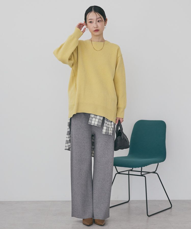 AMERICAN HOLIC「【選べる丈】モールニットプルオーバー」|ニット・セーター|