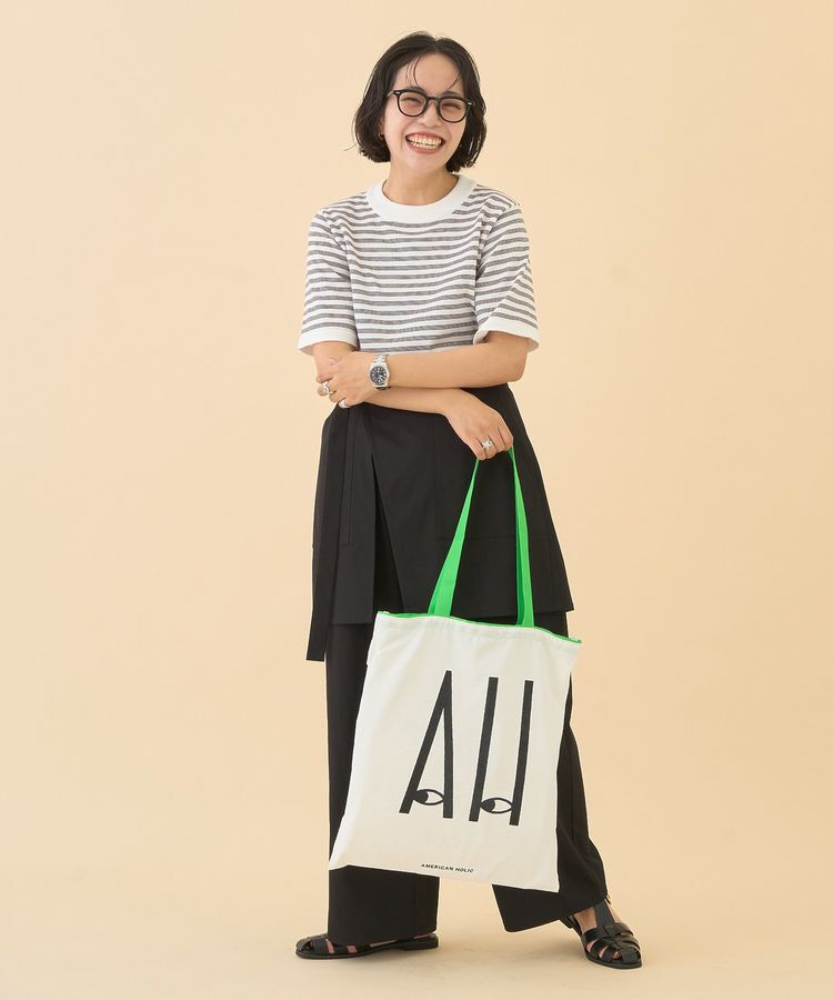 AMERICAN HOLIC「カラーハンドルホリホリトートバッグ」|トートバッグ|
