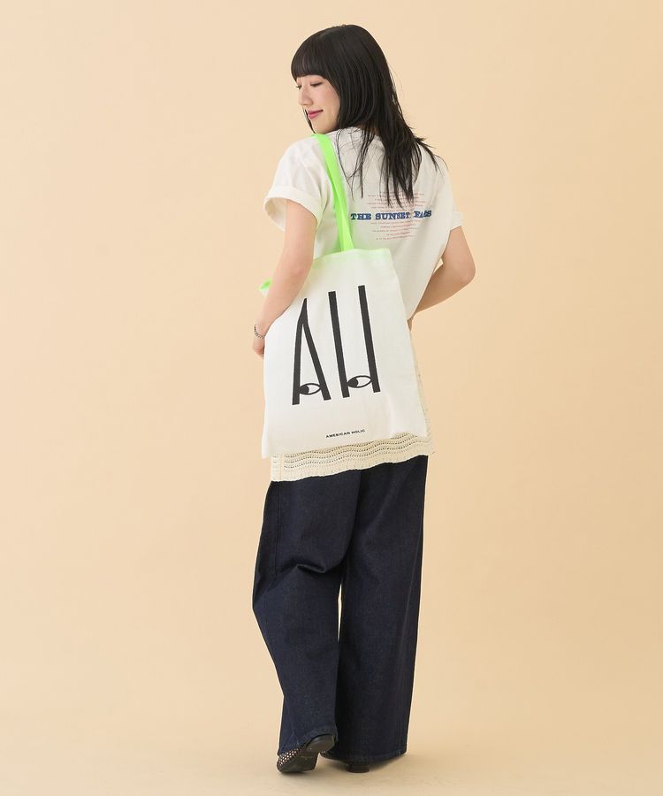 AMERICAN HOLIC「カラーハンドルホリホリトートバッグ」|トートバッグ|