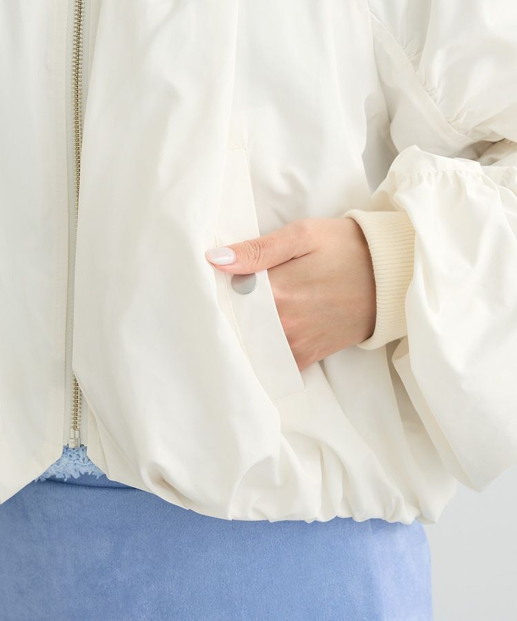 Green Parks「・SUGAR SPOON ボリュームギャザーMA-1」|ブルゾン・スタジャン|