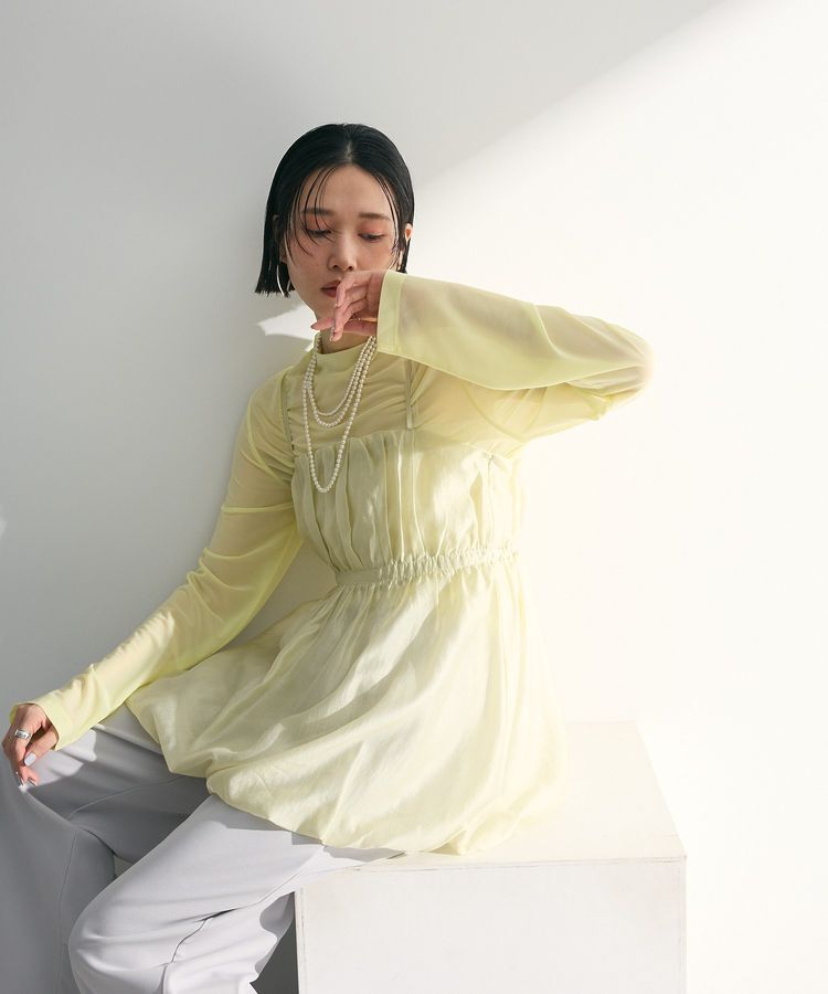 Green Parks「バルーンキャミビスチェ」|ベスト・ジレ|Ivory