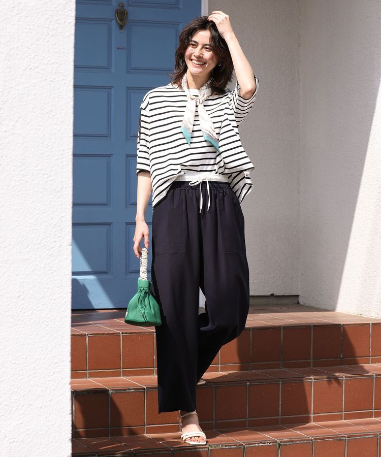 Green Parks「接触冷感ウエストレイヤードツイルパンツ」|その他|