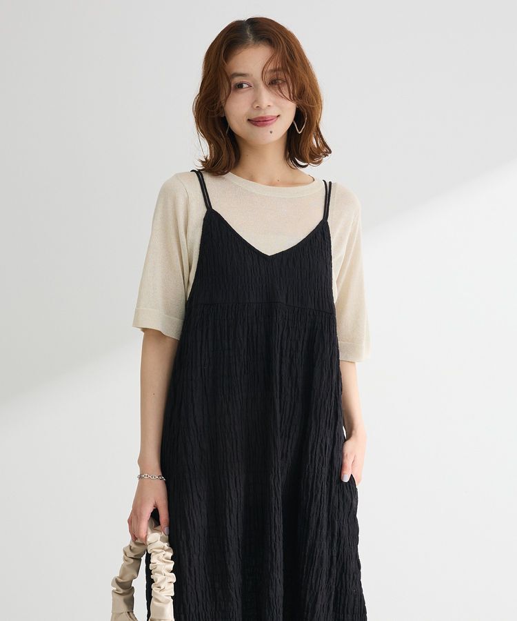 Green Parks「・Petit Fleur ラメシアーニット」|Tシャツ・カットソー|