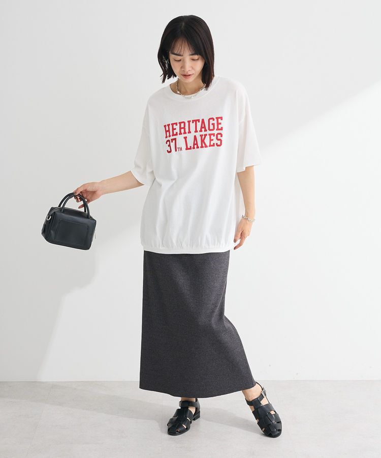 Green Parks「・ELENCARE DUE リブナロースカート」|タイト|