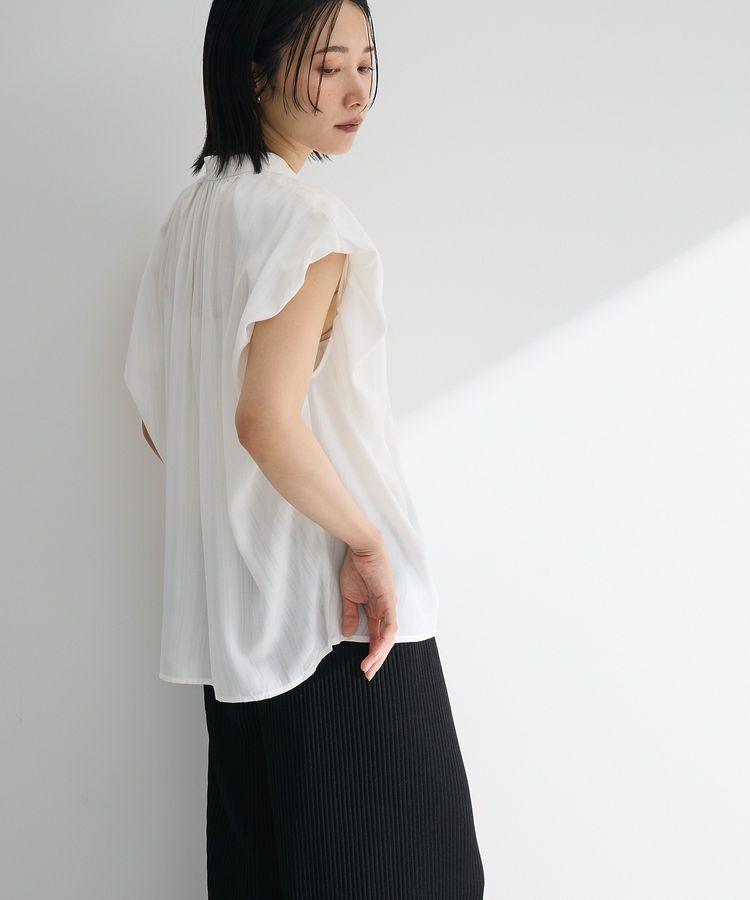 Green Parks「・ELENCARE DUE ボウタイフレンチブラウス」|シャツ・ブラウス|