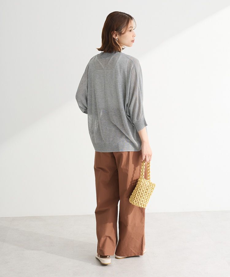 Green Parks「接触冷感七分袖カーディガン」|カーディガン|