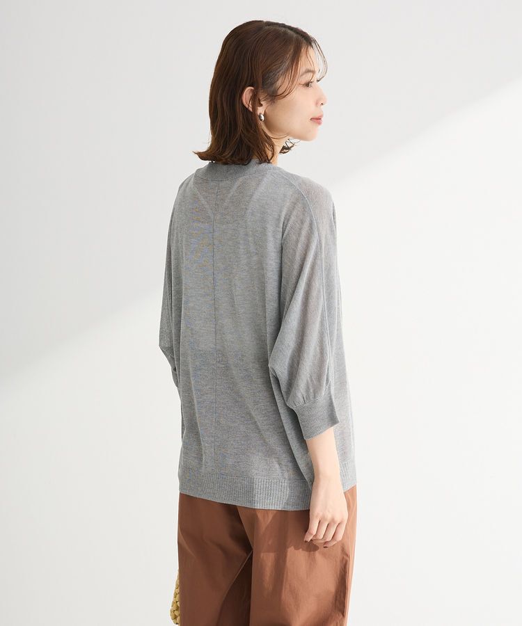 Green Parks「接触冷感七分袖カーディガン」|カーディガン|