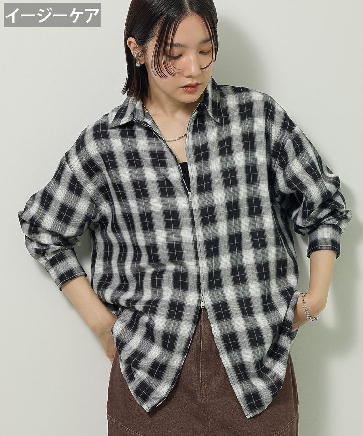 Green Parks「イージーケアアソートZIPシャツ」|シャツ・ブラウス|