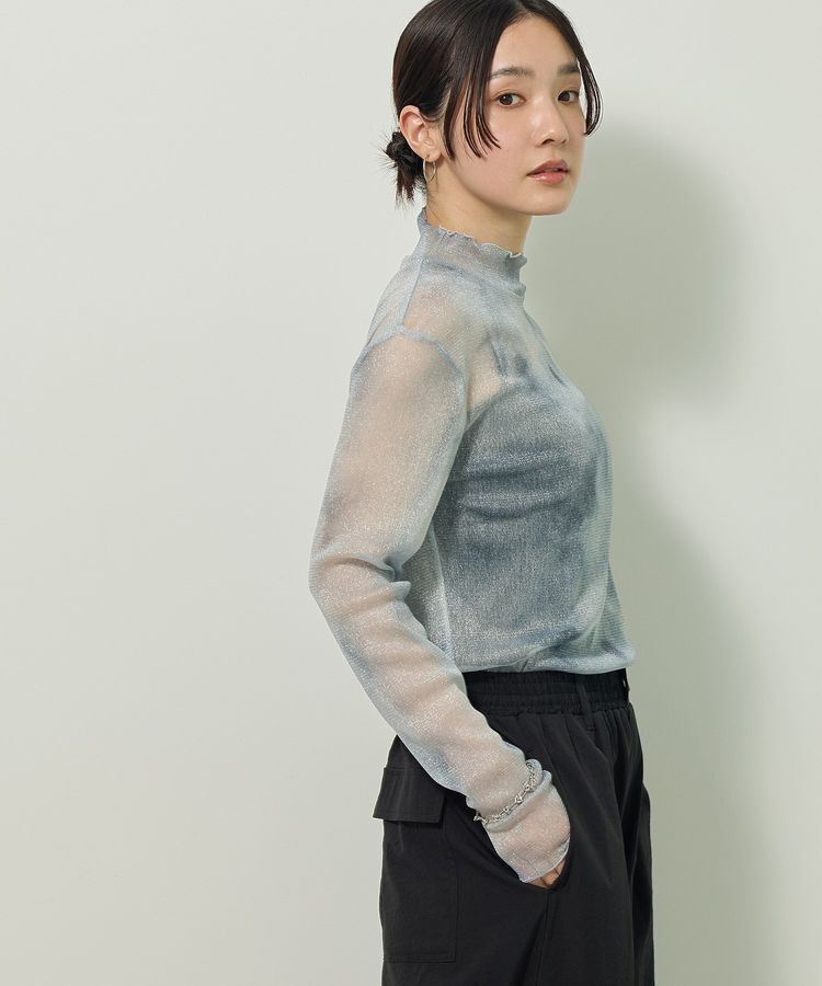 Green Parks「シアー柄プルオーバー」|Tシャツ・カットソー|