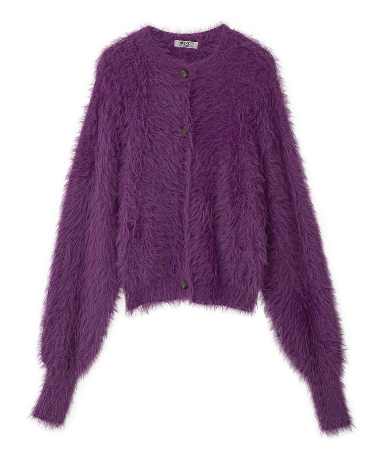 Green Parks「■WITH KURUMI NAKATA シャギーカーディガン」|カーディガン|