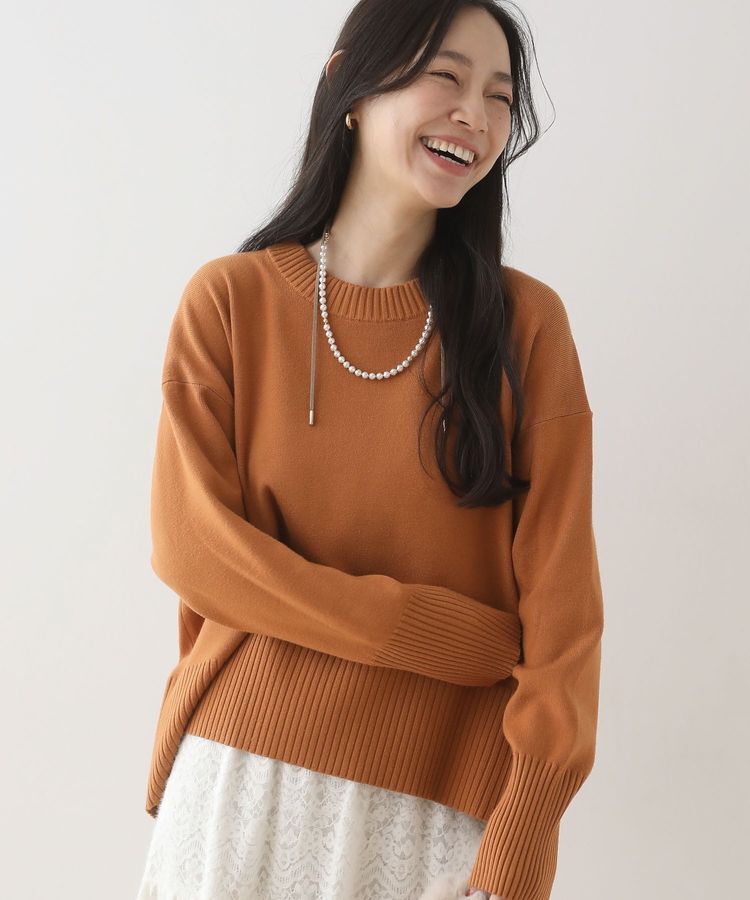 Green Parks「ふわもっちニットプルオーバー」|ニット・セーター|Yellow