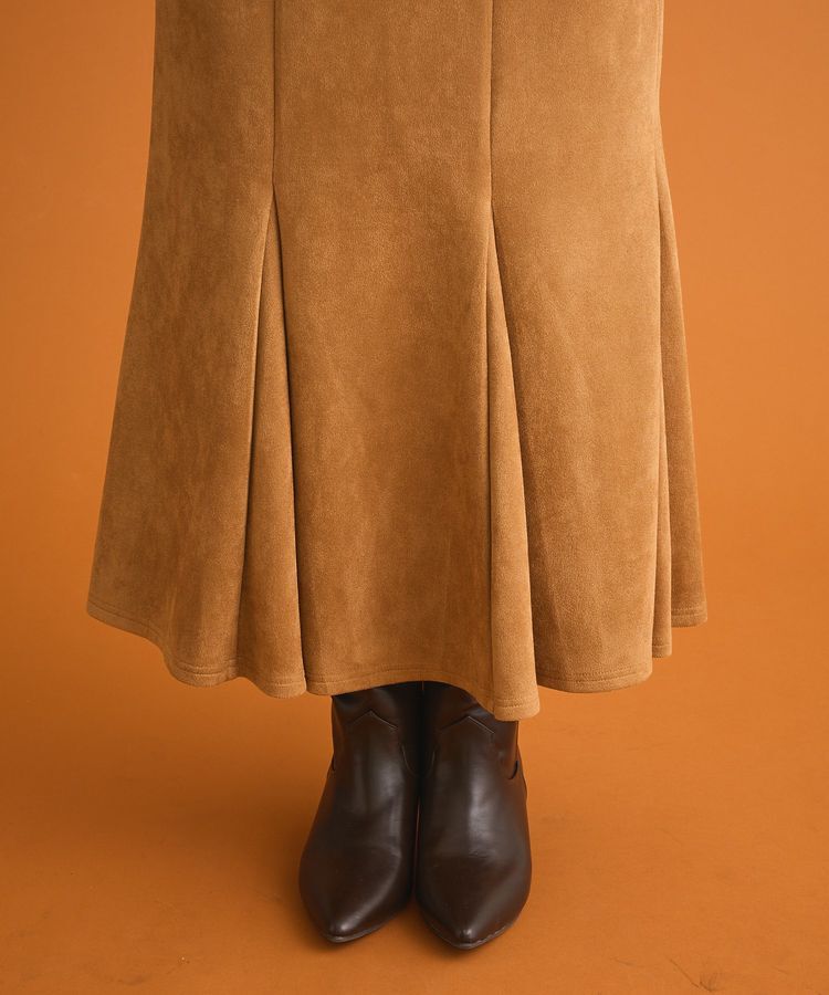 Green Parks「なめらかタッチスウェード調マーメイドスカート」|スカート|