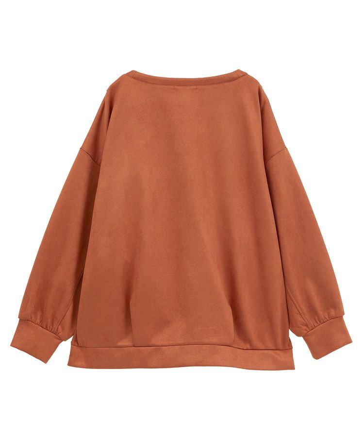 Green Parks「なめらかタッチスウェード調ドロストプルオーバー」|Tシャツ・カットソー|