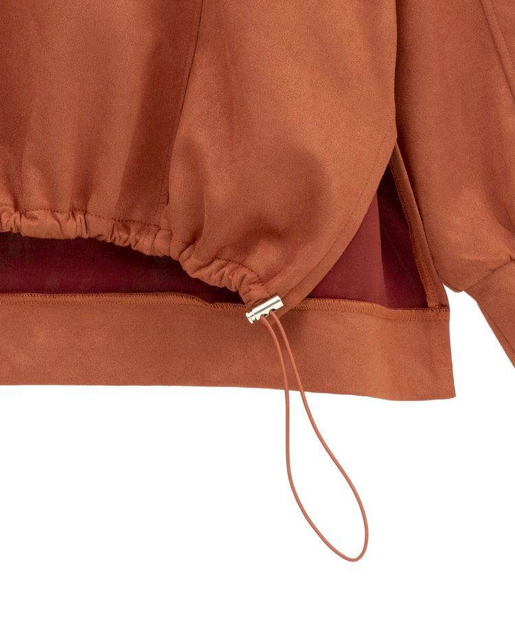 Green Parks「なめらかタッチスウェード調ドロストプルオーバー」|Tシャツ・カットソー|