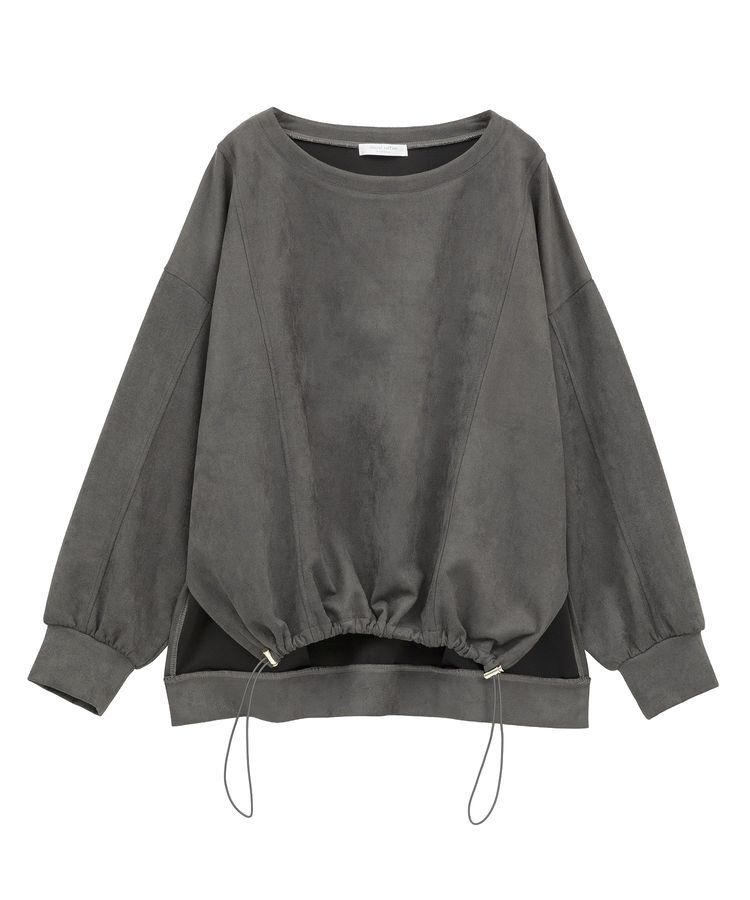 Green Parks「なめらかタッチスウェード調ドロストプルオーバー」|Tシャツ・カットソー|