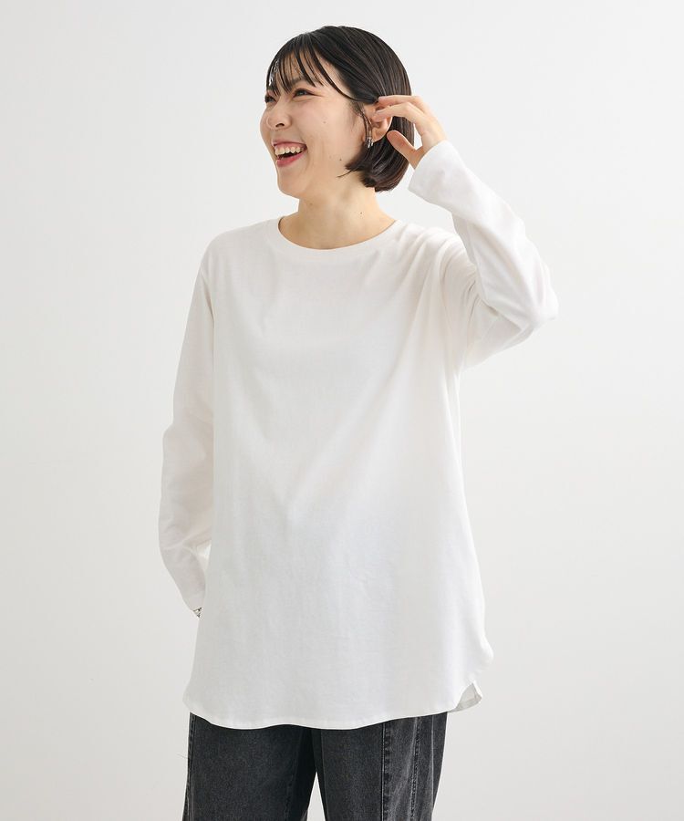 Green Parks「【WEB限定】裾ラウンドホワイトインナー」|インナー|