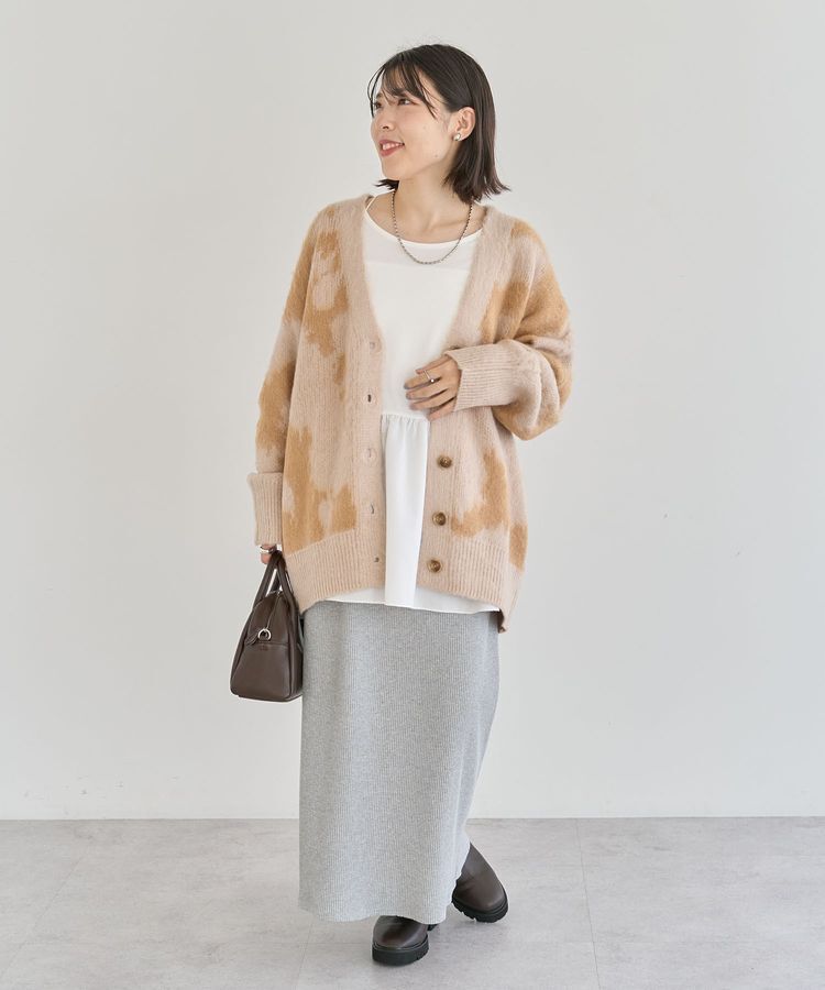 Green Parks「アニマル柄カーディガン」|カーディガン|