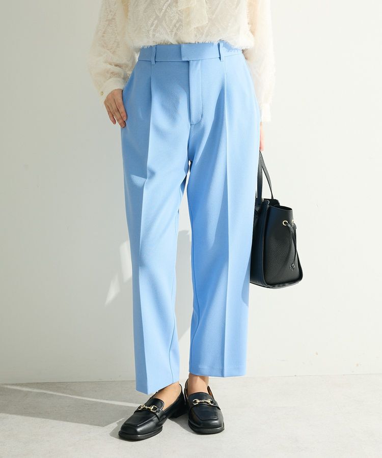 Green Parks「O.きれいシルエットテーパードパンツ」|その他|Sax