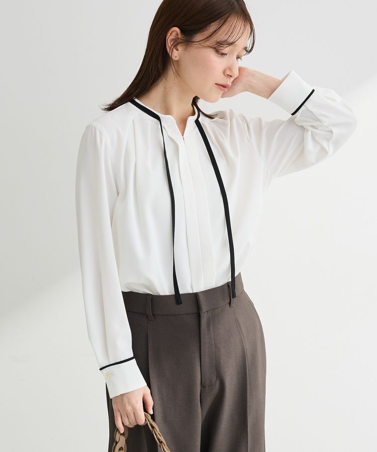 Green Parks「リボンブラウス」|シャツ・ブラウス|Multi