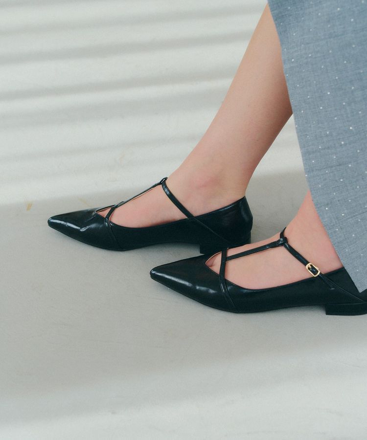 YECCA VECCA「【2WAY】メリージェーンTストラップパンプス」|パンプス|