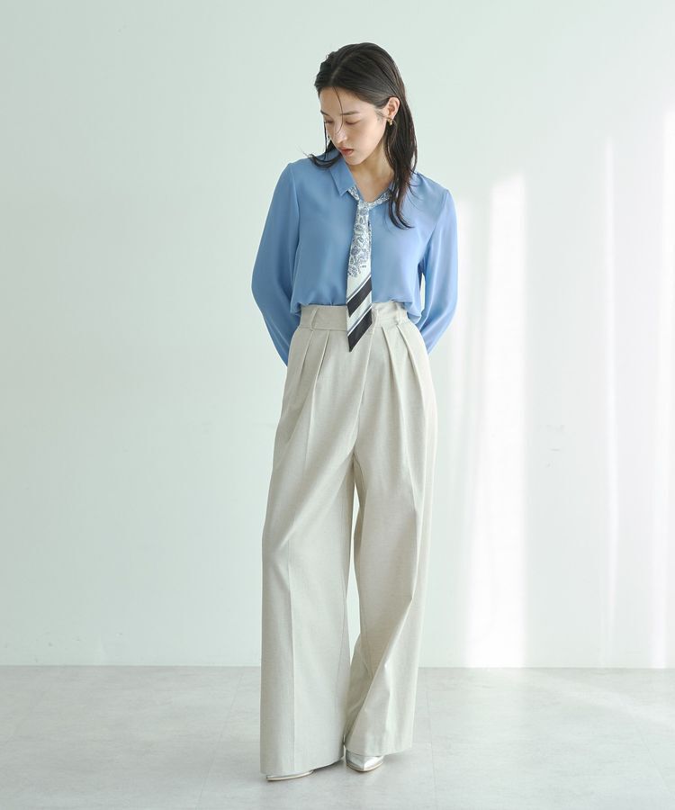 YECCA VECCA「スカーフ付きブラウス」|シャツ・ブラウス|