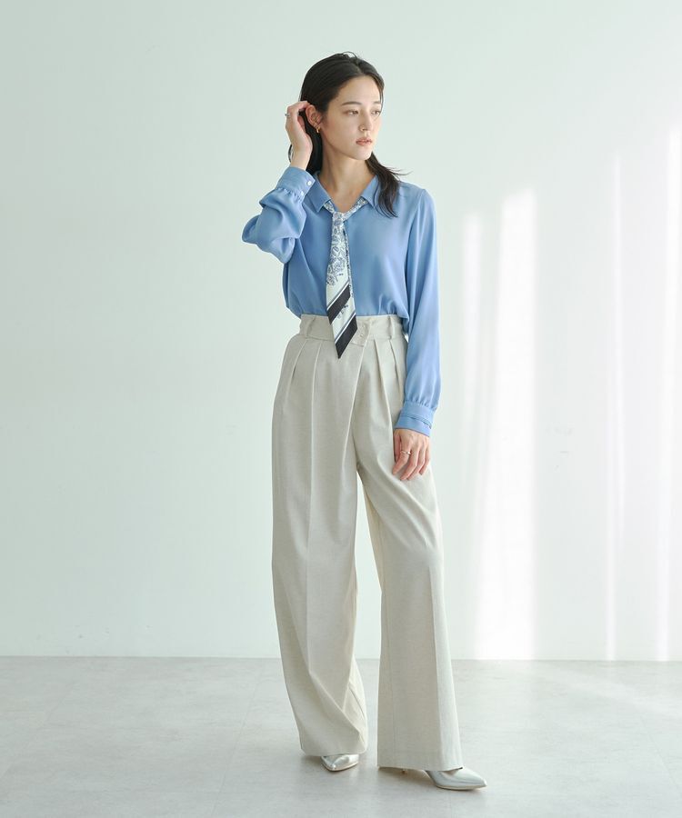 YECCA VECCA「スカーフ付きブラウス」|シャツ・ブラウス|