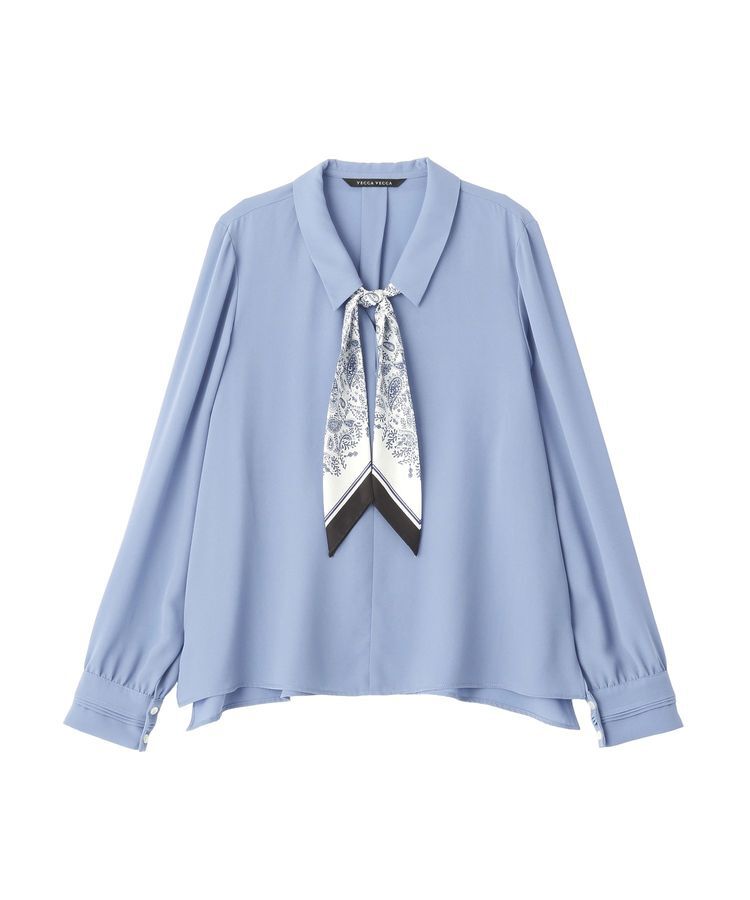YECCA VECCA「スカーフ付きブラウス」|シャツ・ブラウス|