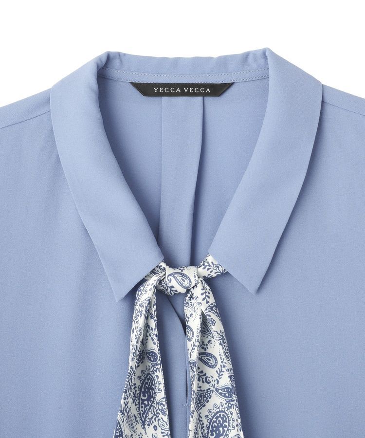 YECCA VECCA「スカーフ付きブラウス」|シャツ・ブラウス|