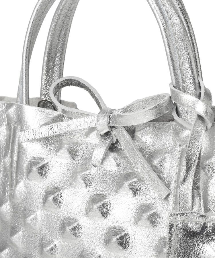 YECCA VECCA「【MILLELA FIRENZE】エンボスメタリックトート」|トートバッグ|