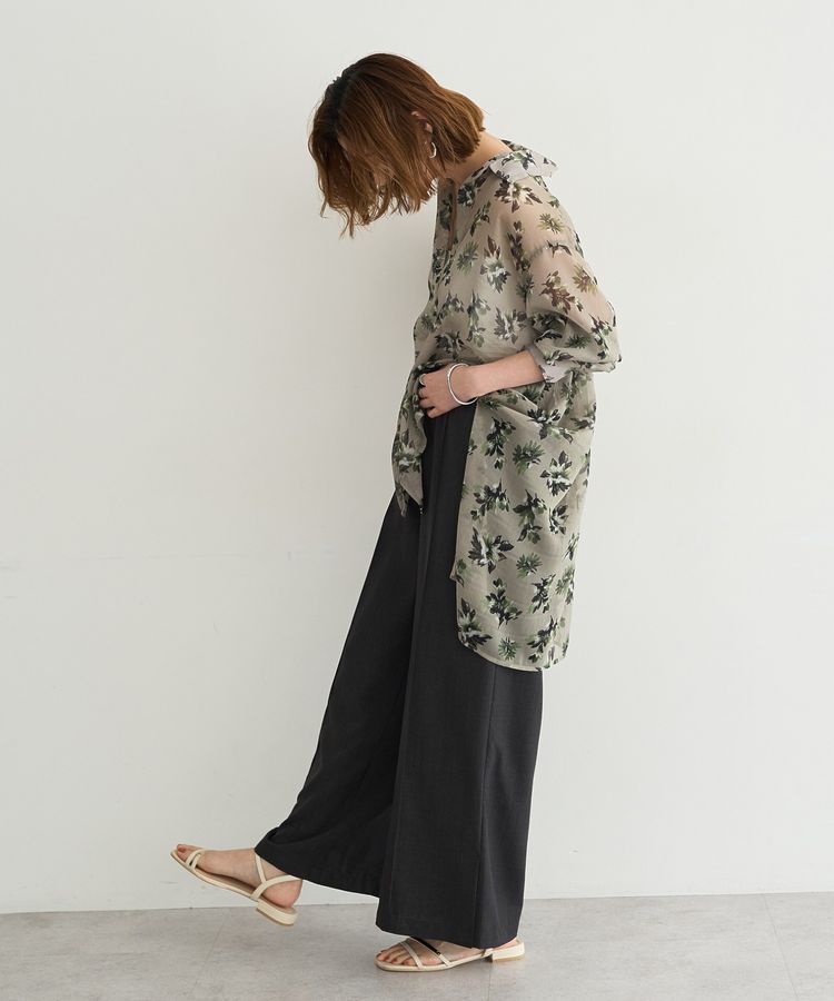 YECCA VECCA「【UVカット】サラサライージーワイドパンツ」|その他|